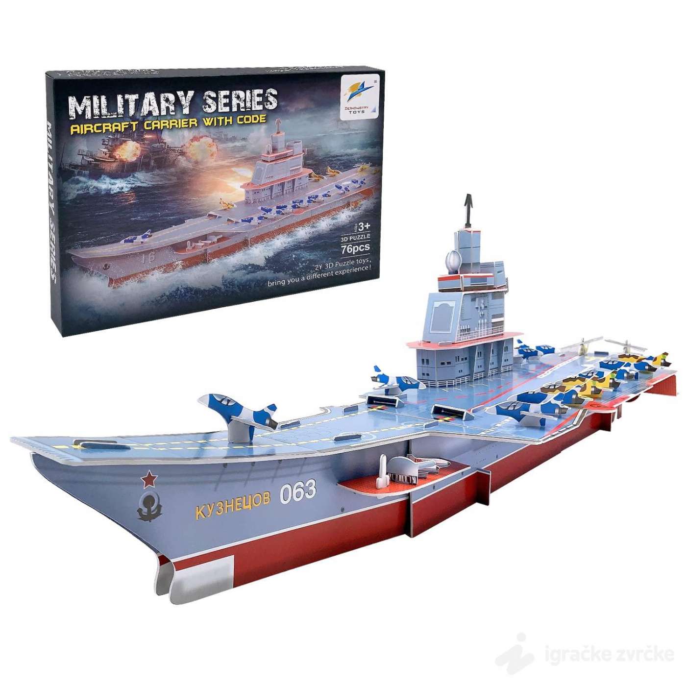 3D Slagalica Nosač aviona Chinese Varyag