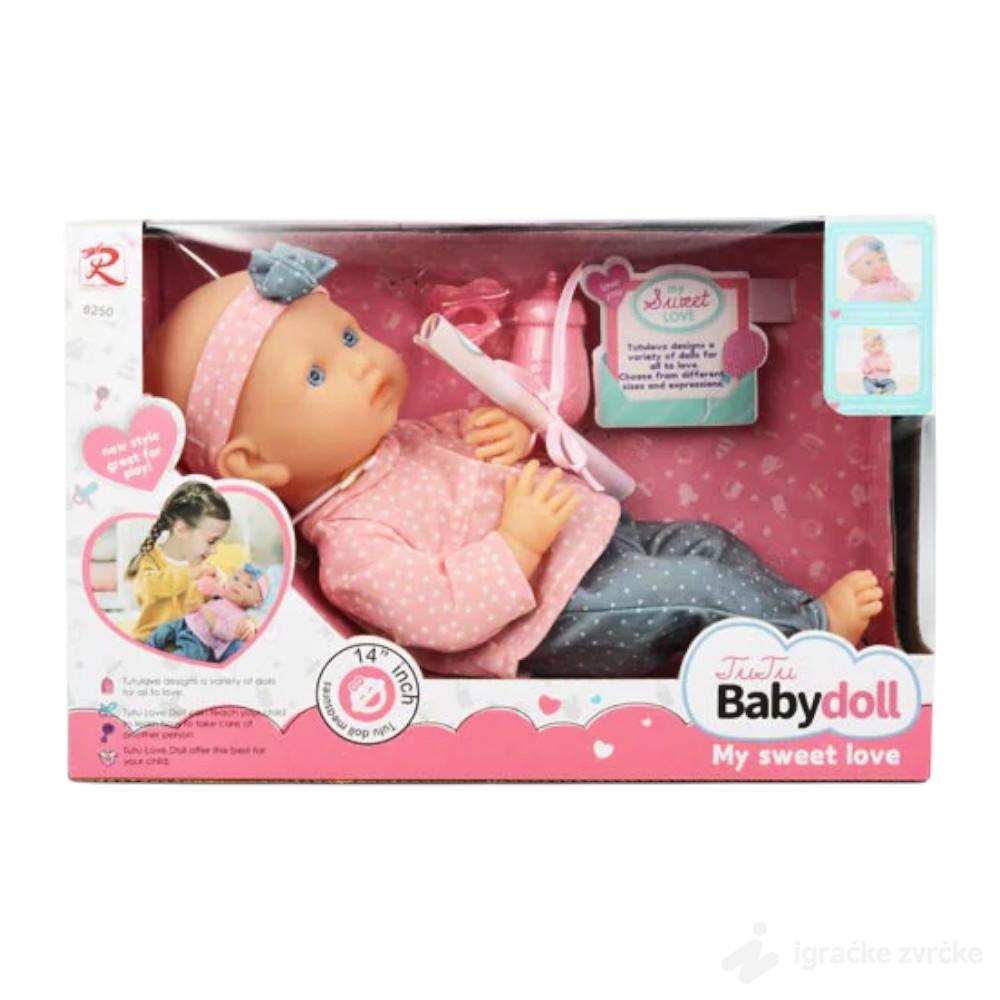 Beba lutka koja leži TUFNICA