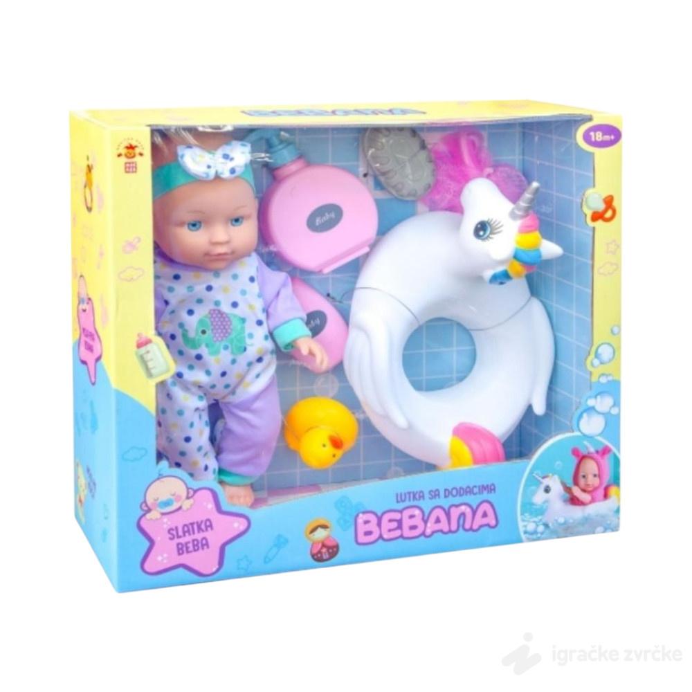BEBANA Lutka sa dodacima za kupanje