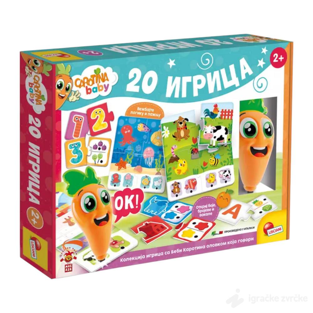 Carotina Baby 20 edukativnih igara Lisciani