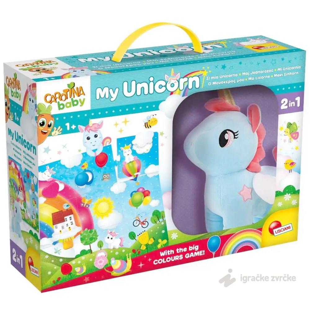 Carotina Edukativna igra 2u1 MY UNICORN Lisciani