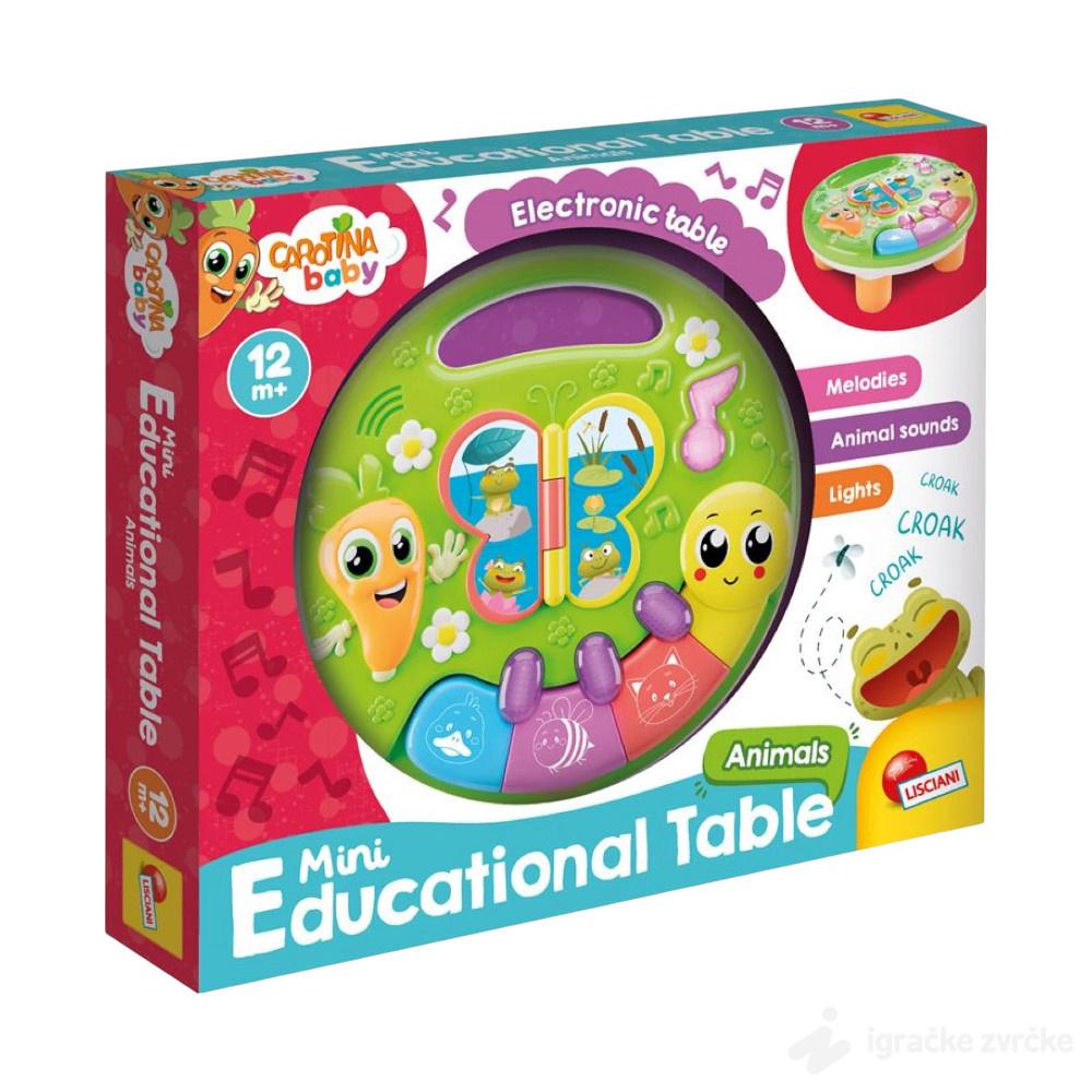 Carotina edukativni set Mini tabla ŽIVOTINJE