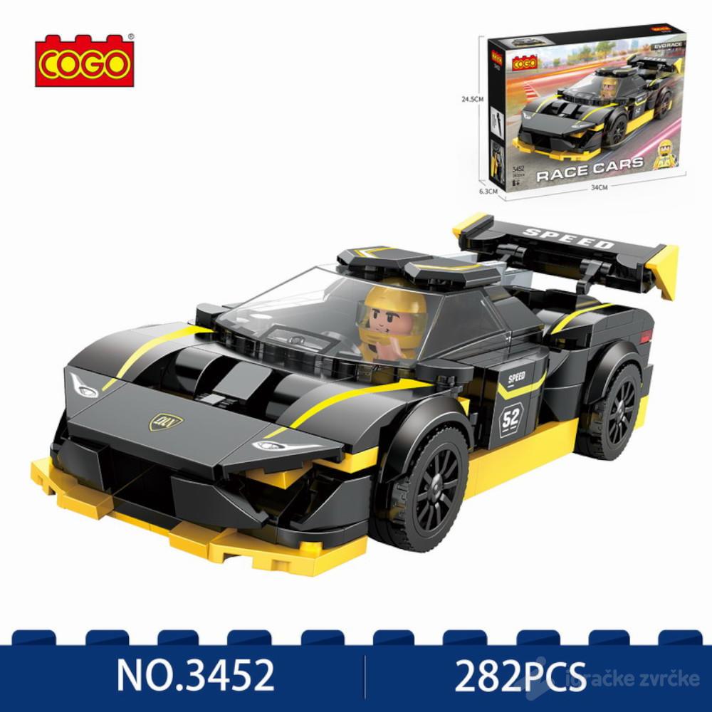 COGO Kocke Trkački auto (282pcs)