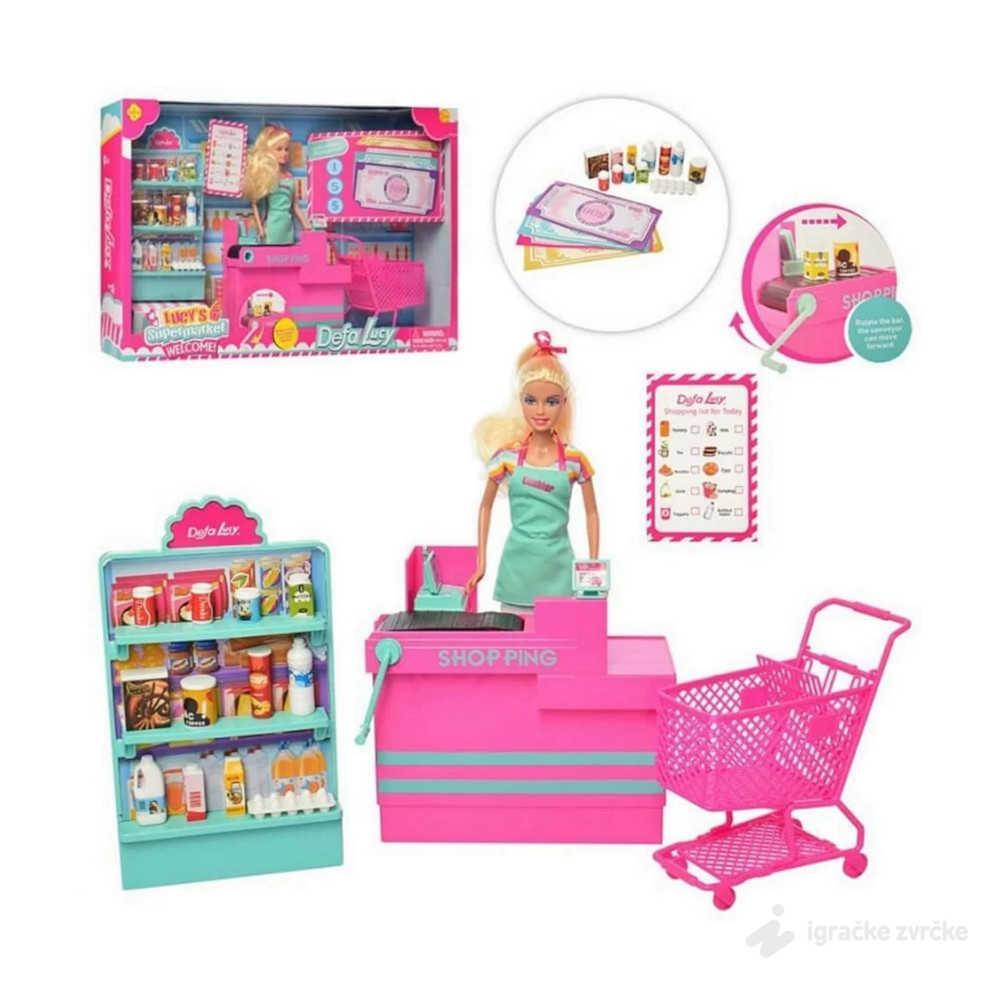 Defa Lucy Kasirka u supermarketu