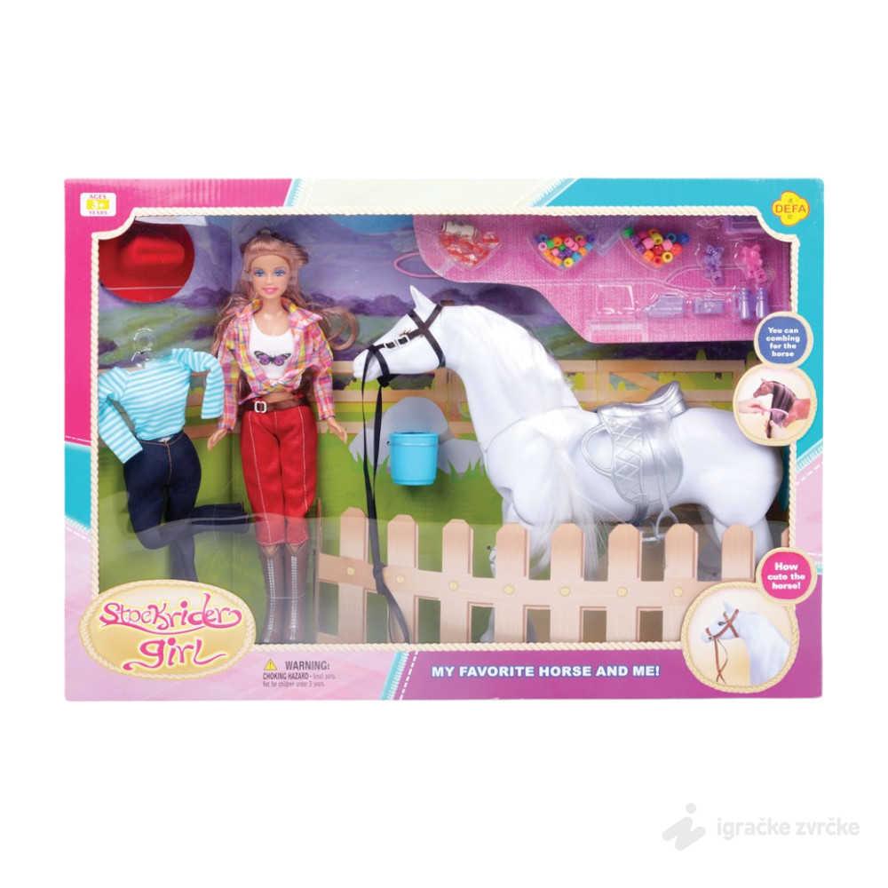 Defa Lucy lutka sa konjem i dodacima