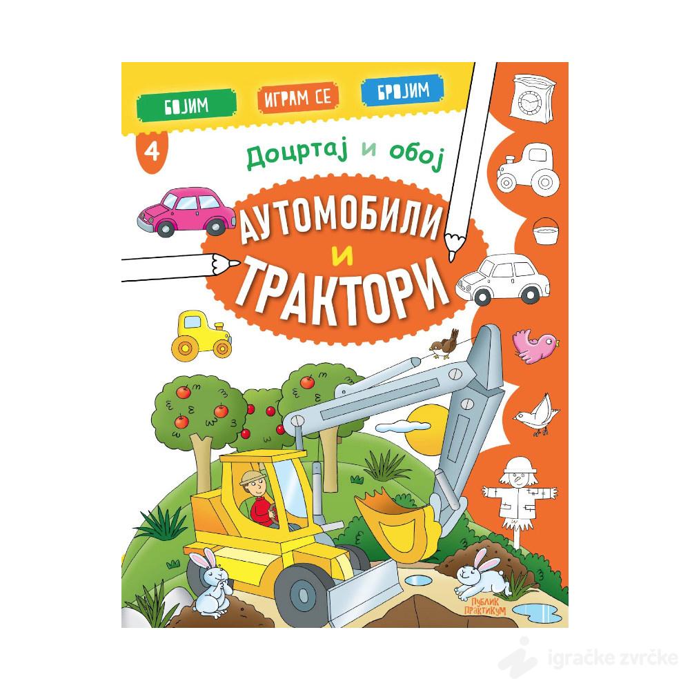 Docrtaj i oboj - Automobili i traktori