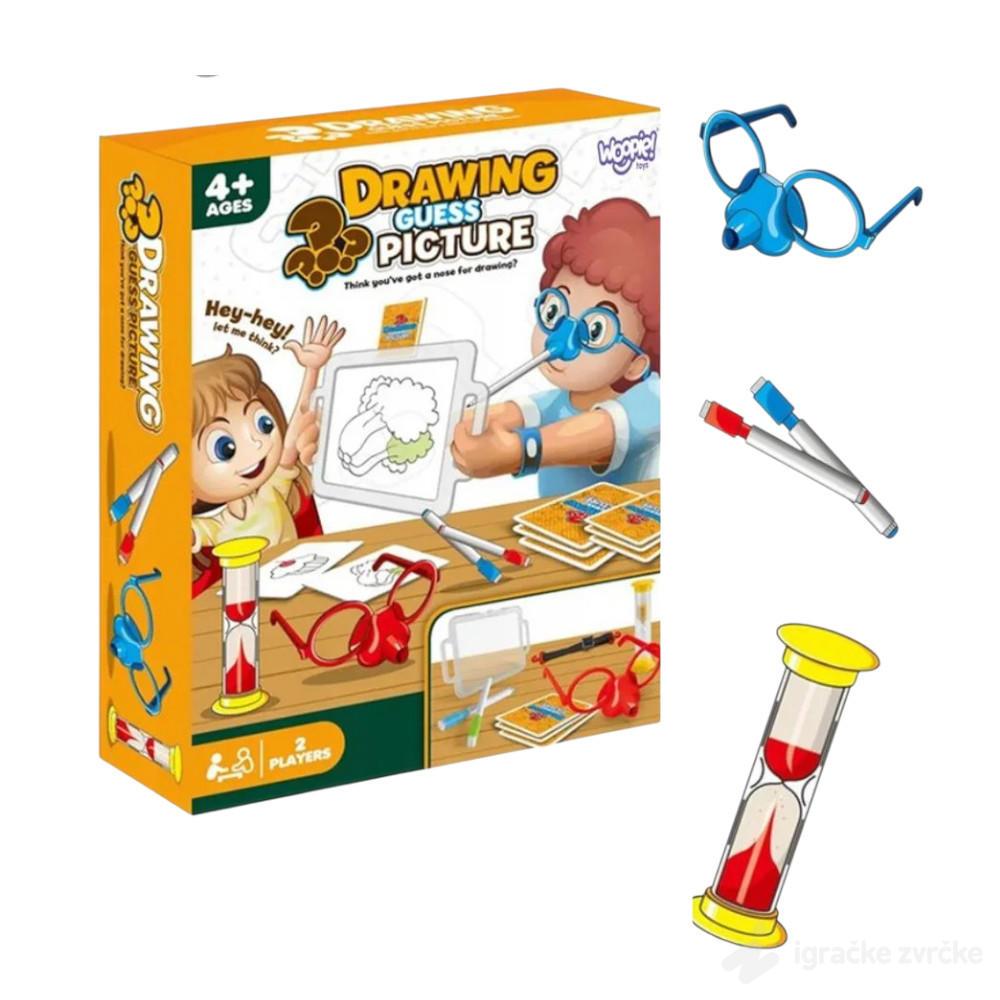 Društvena igra NACRTAJ NOSOM