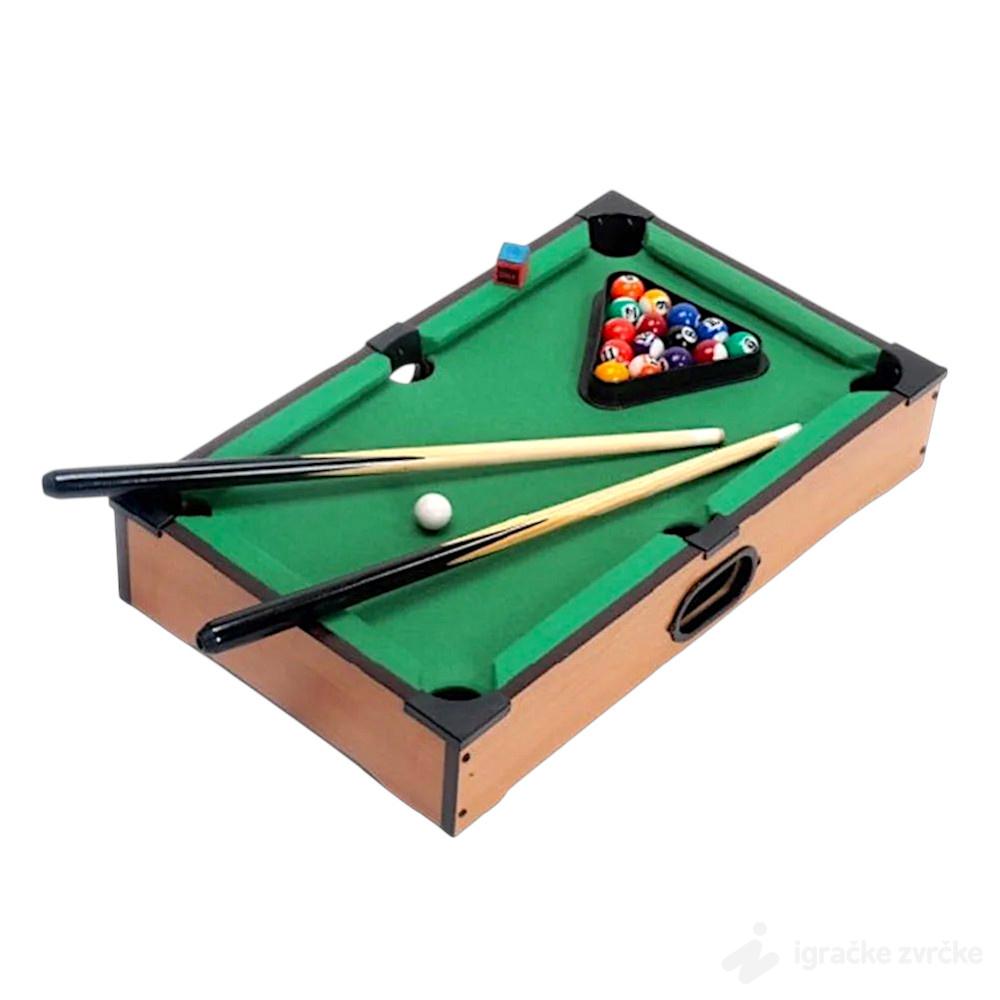 Drveni Bilijar za decu (2 štapa, 16 kugli)