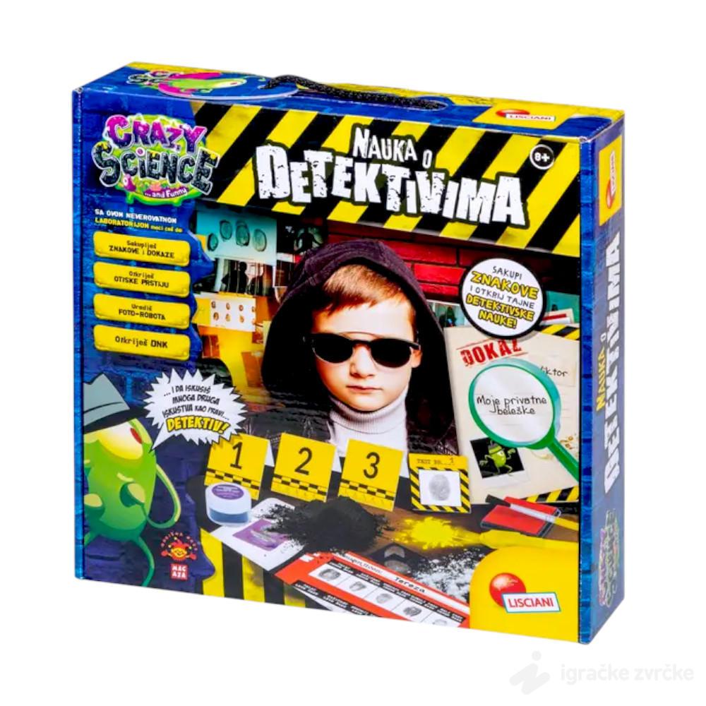 Edukativni set Nauka o Detektivima Crazy Science