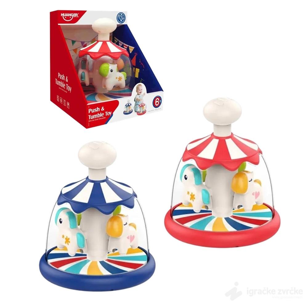 Igračka za bebe na pritiskanje VRTEŠKA