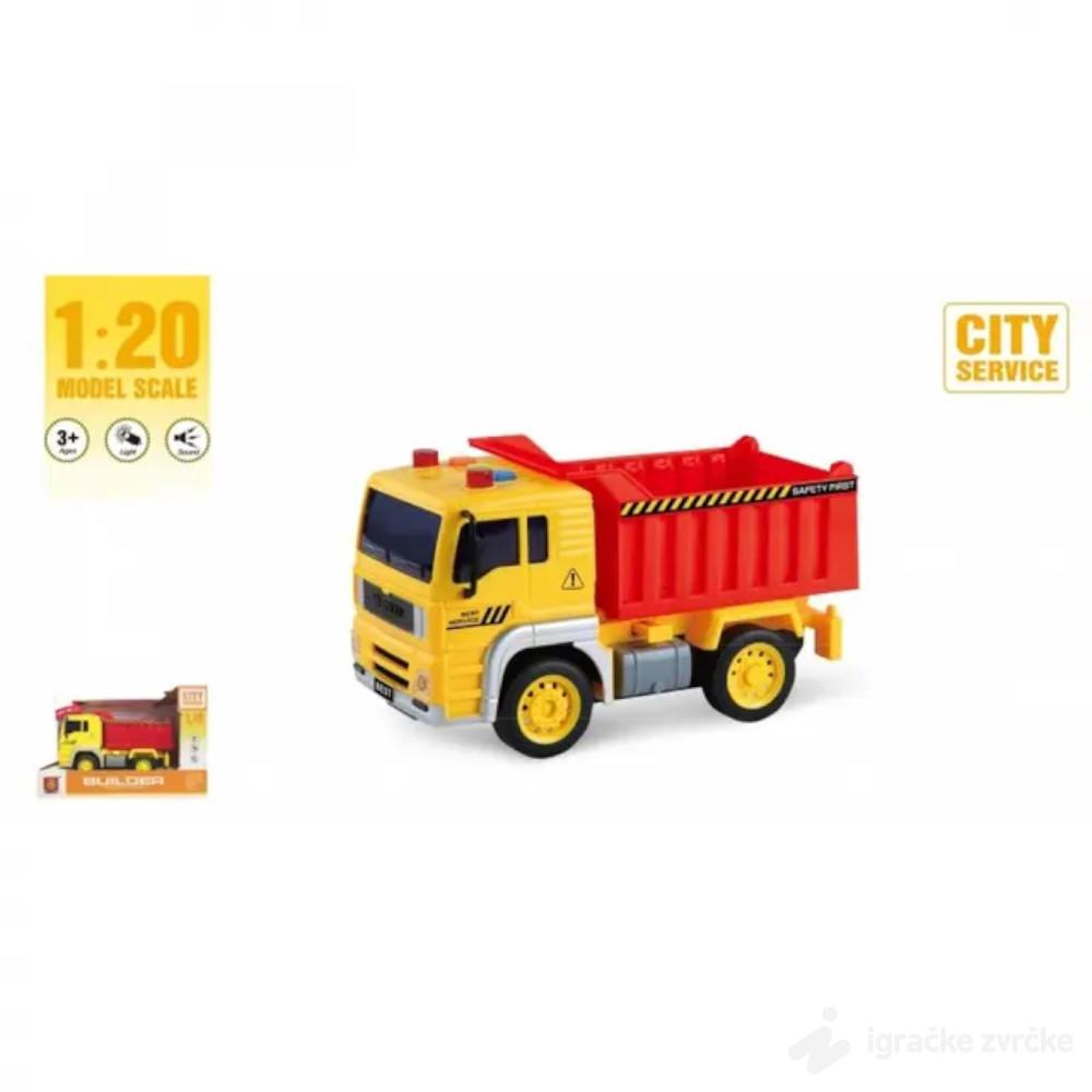 Kamion kiper sa zvukom i svetlom