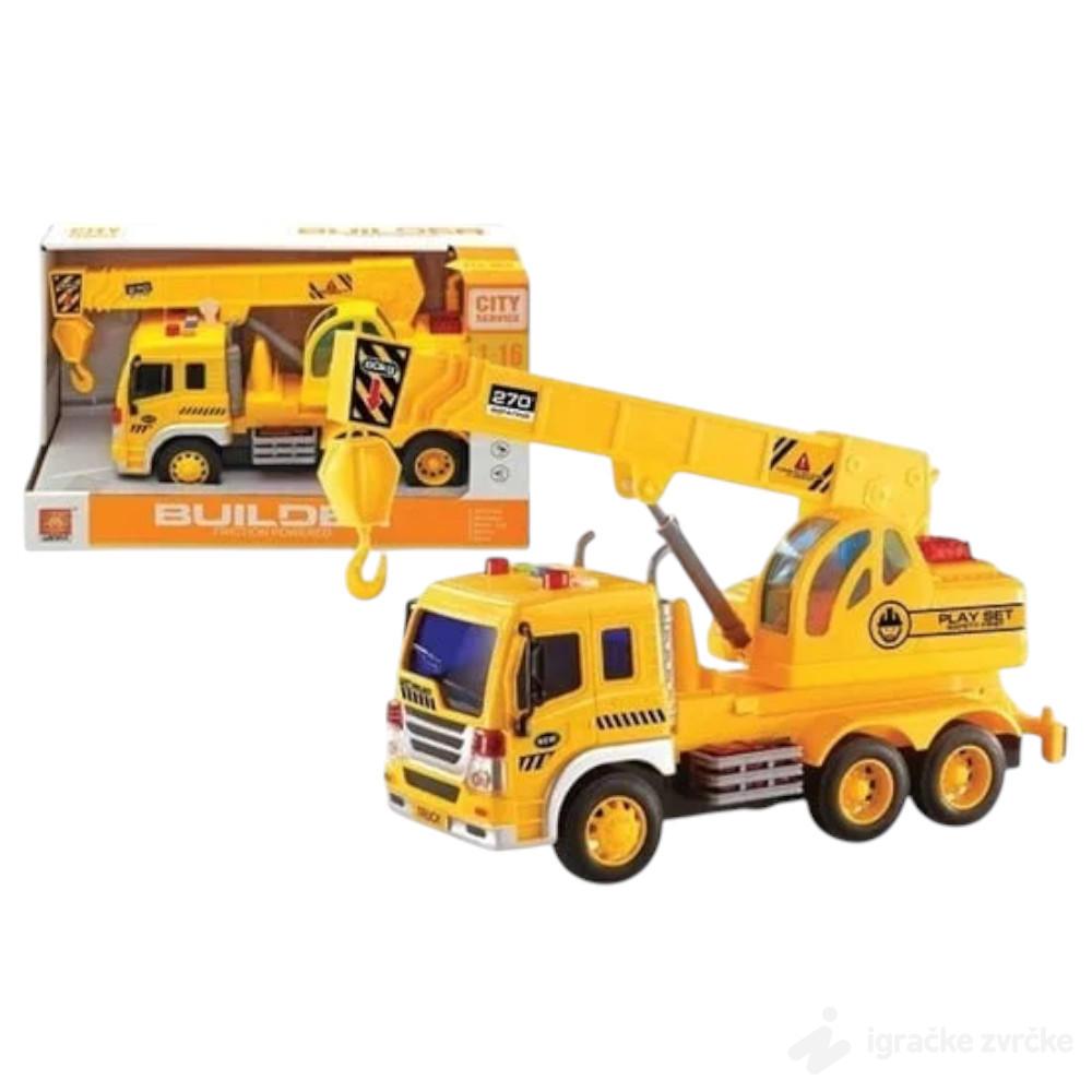 Kamion Kran sa zvukom i svetlom