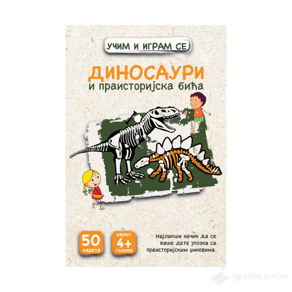Kartice za decu - Dinosauri i praistorijska bića
