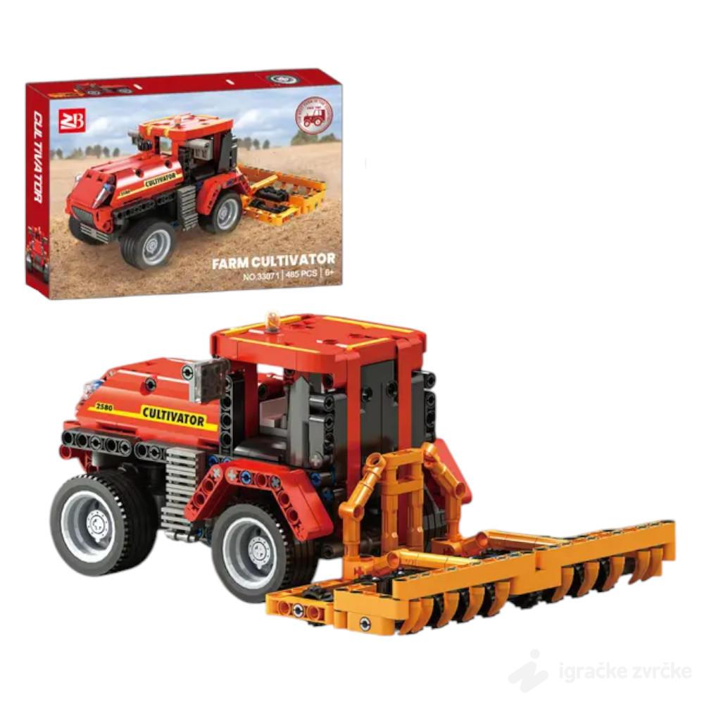 Konstruktor kocke KOMBAJN (485pcs)