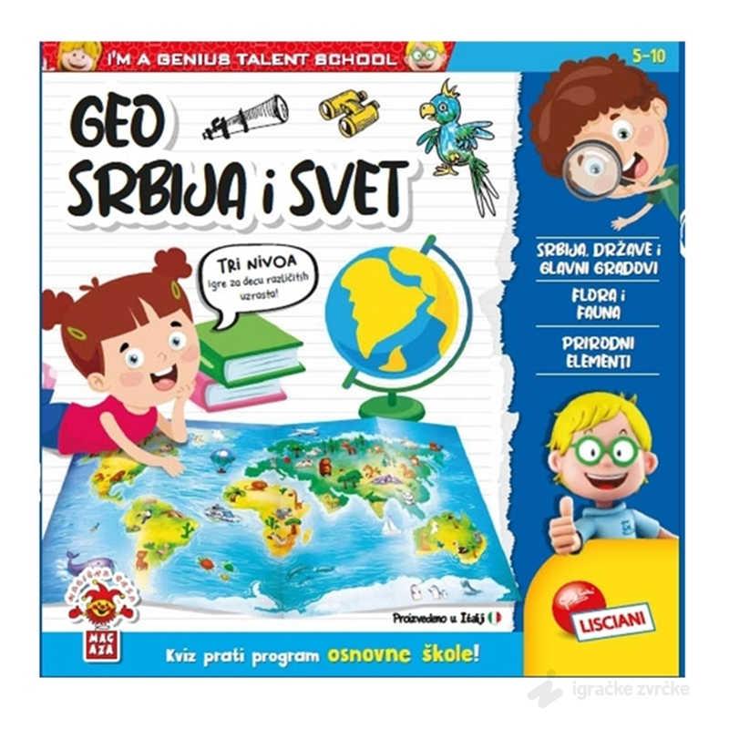 Mali Genije edukativni set ZANIMLJIVA GEOGRAFIJA