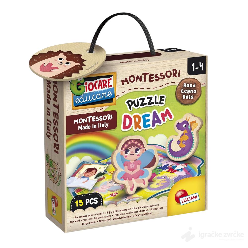 MONTESORI BABY Drvena slagalica DREAM