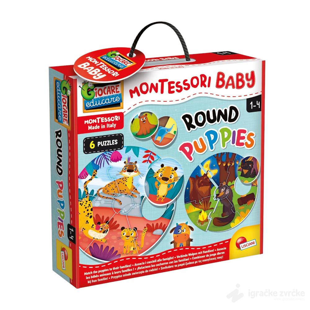 MONTESORI BABY 6u1 Edukativne okrugle slagalice