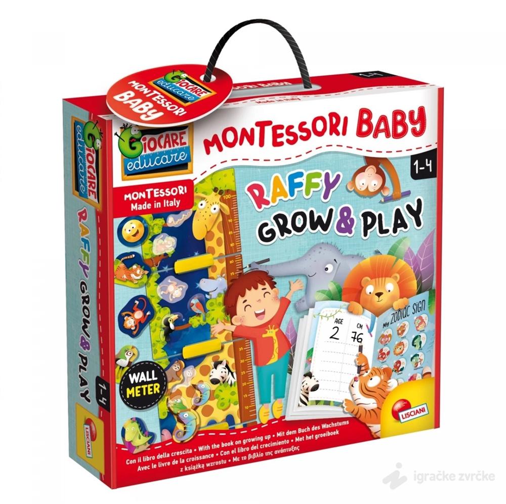 Izmeri Koliko sam Porastao - Montesori Edukativna igra Žirafa 