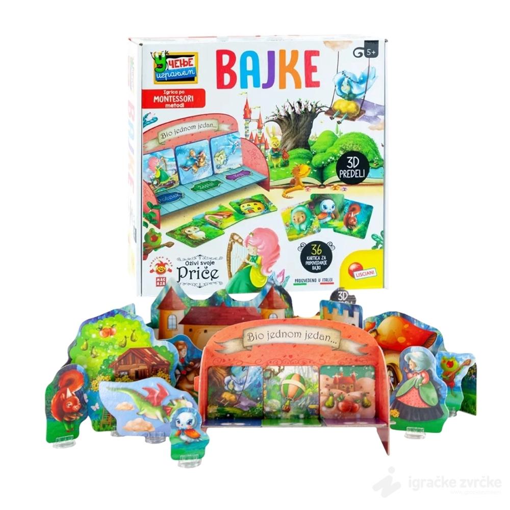 MONTESORI kreativna igra Bajke - Ispričaj svoju priču Lisciani