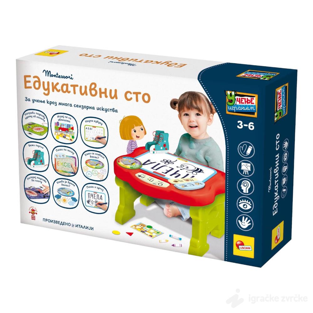 MONTESSORI Moj prvi sto - Edukativni Stočić za decu