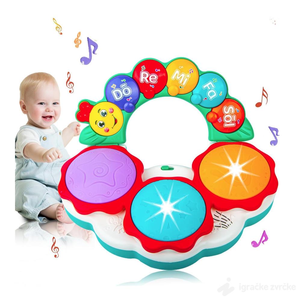 Muzički Bubanj za bebe sa svetlom