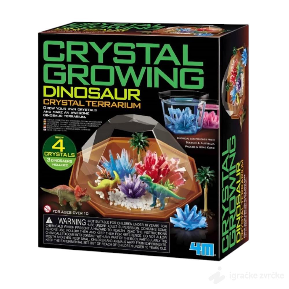 NAPRAVI KRISTALE set sa dinosaurusima