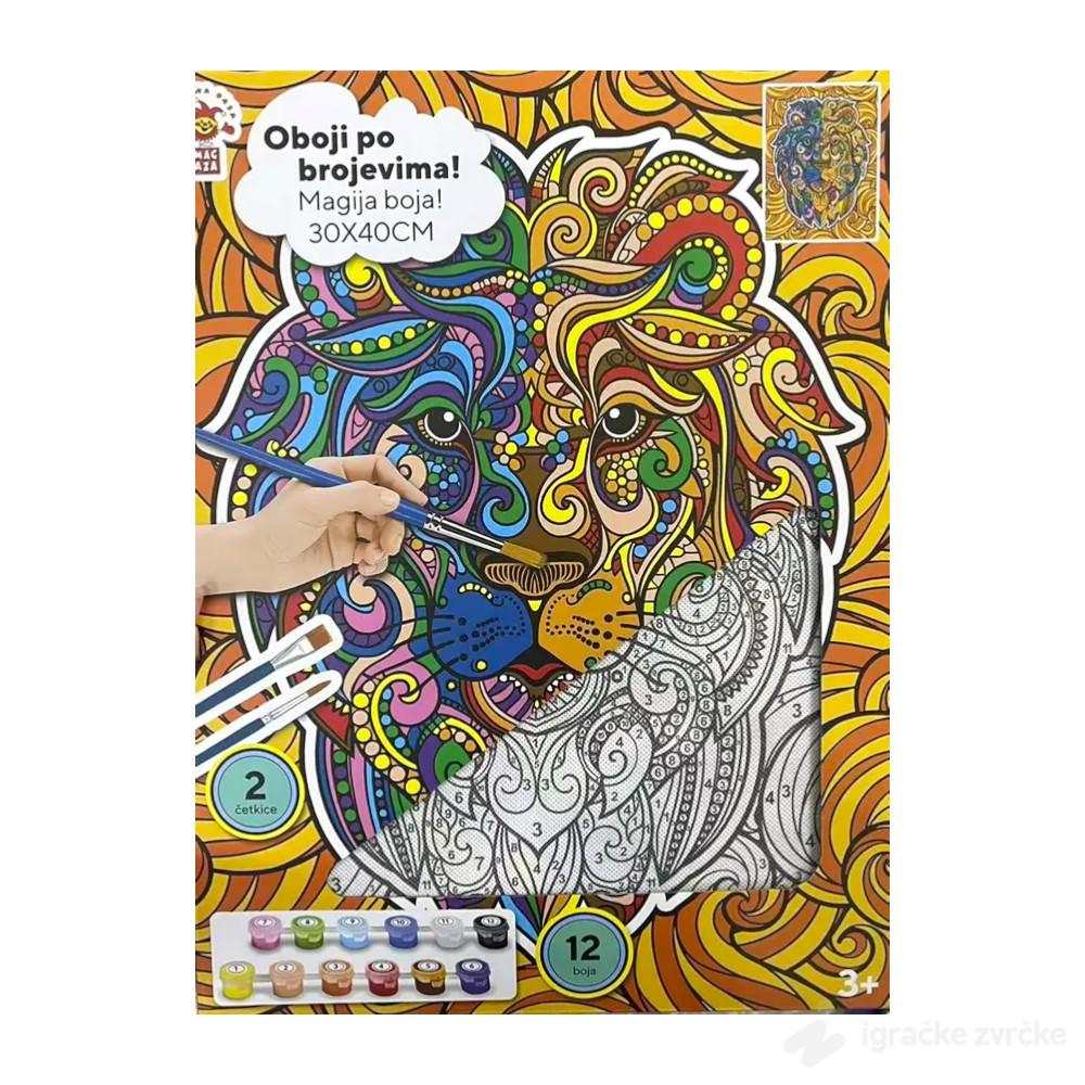 Oboj po brojevima LAV