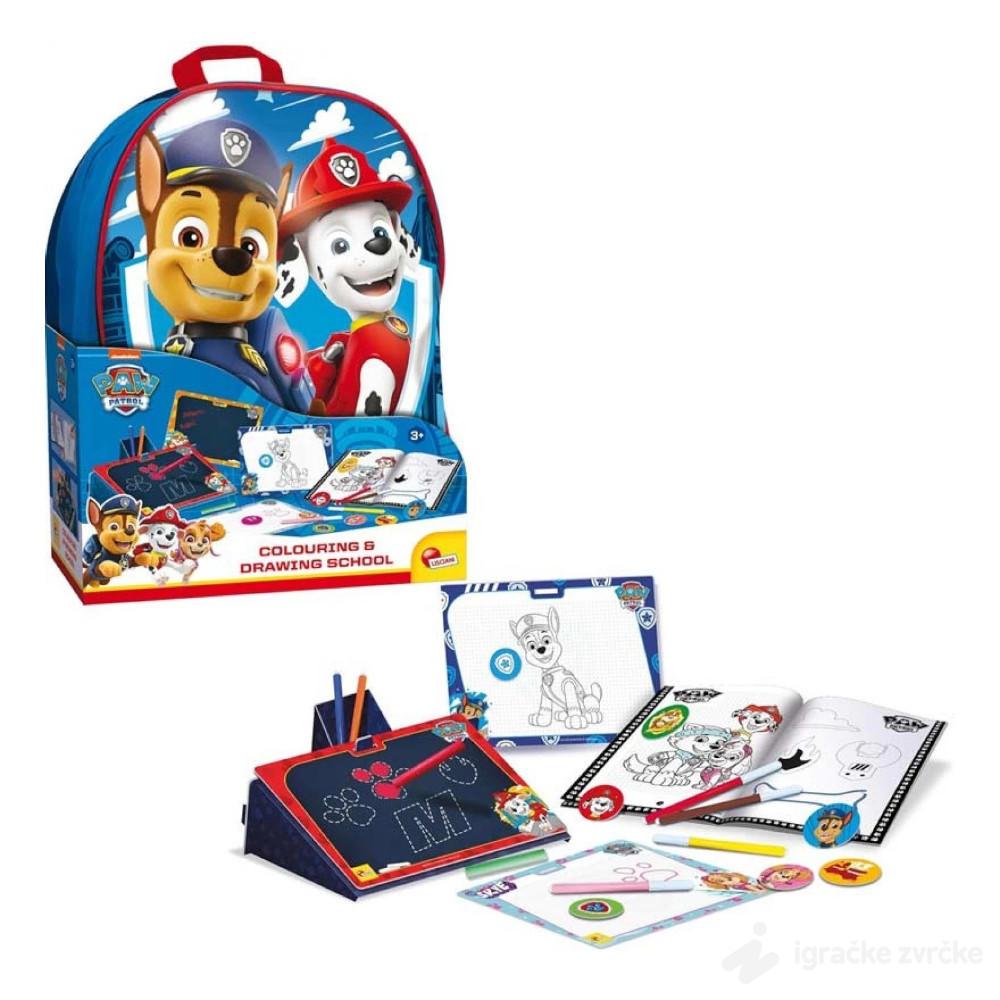 PAW PATROL Ranac za crtanje i bojenje