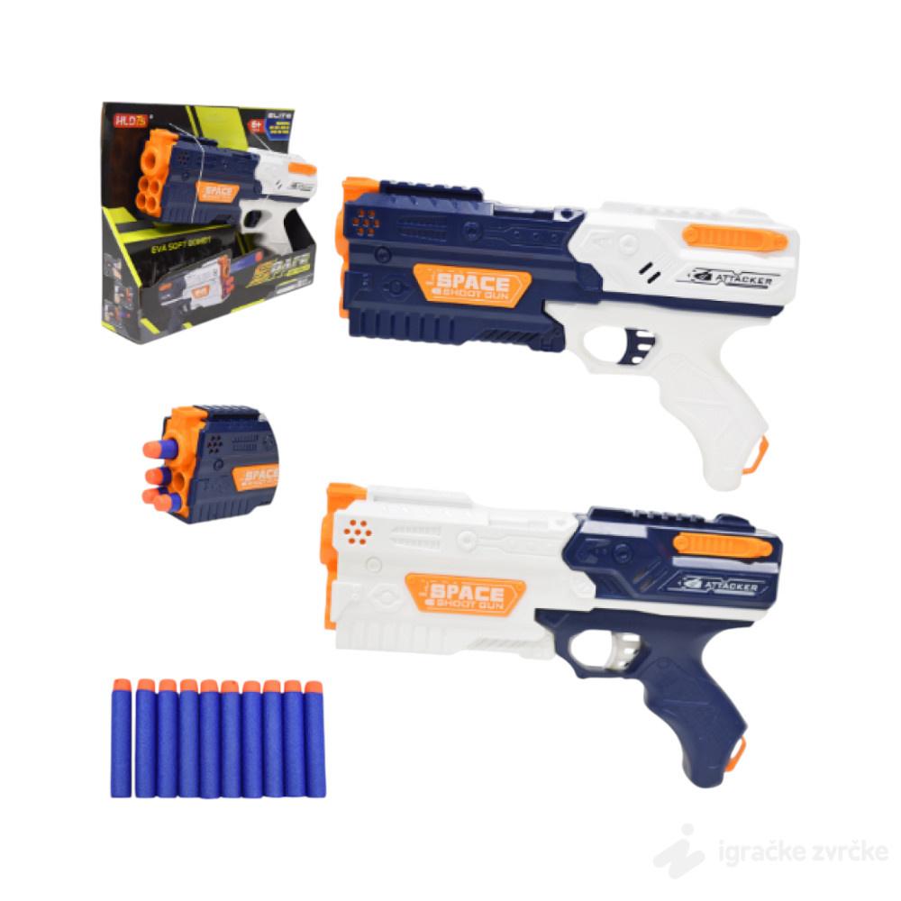 Pištolj sa nerf mecima ELITE