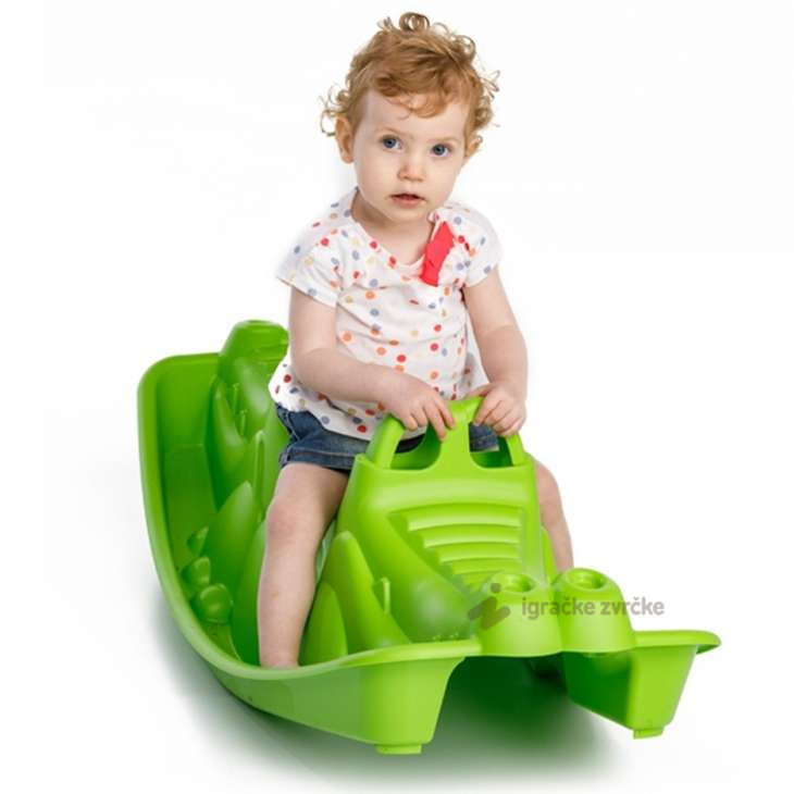 Plastična dečija klackalica KROKODIL - Idealno za dvorište i kuću!