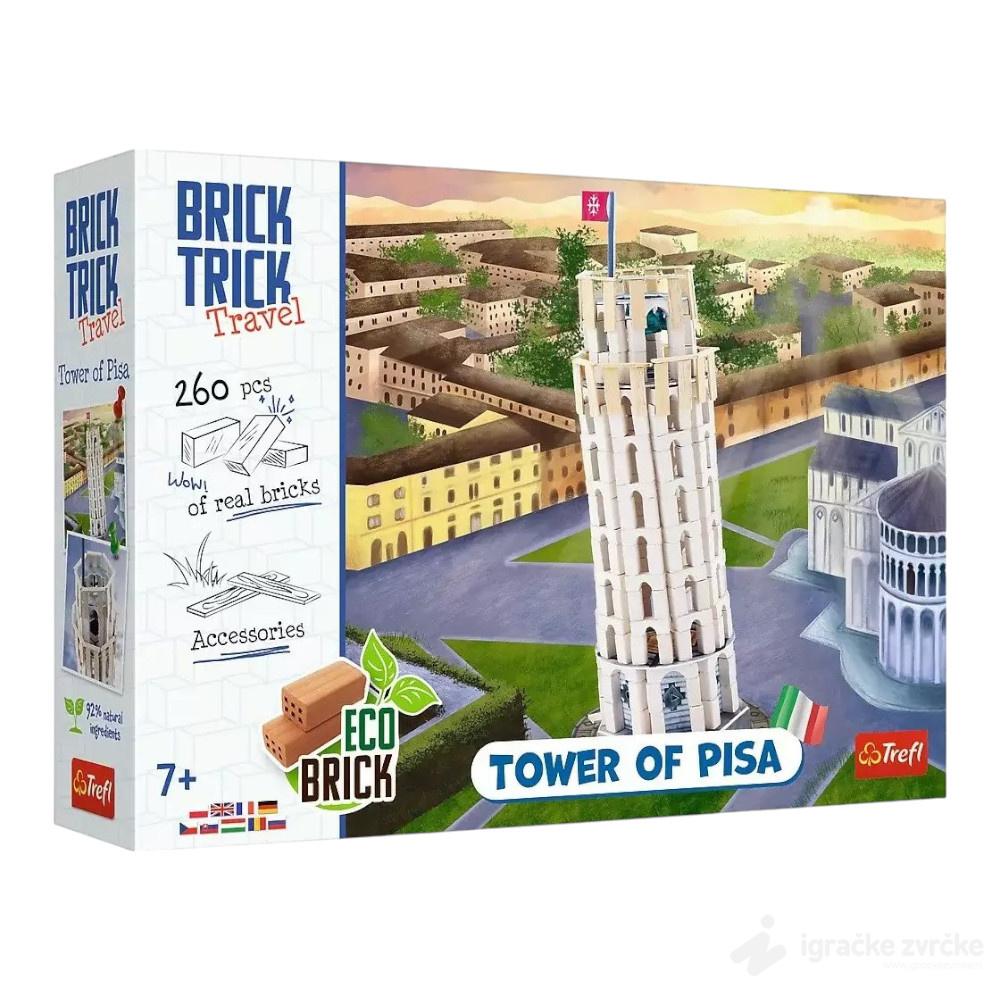 SAZIDAJ TORANJ U PIZI Brick Trick Trefl