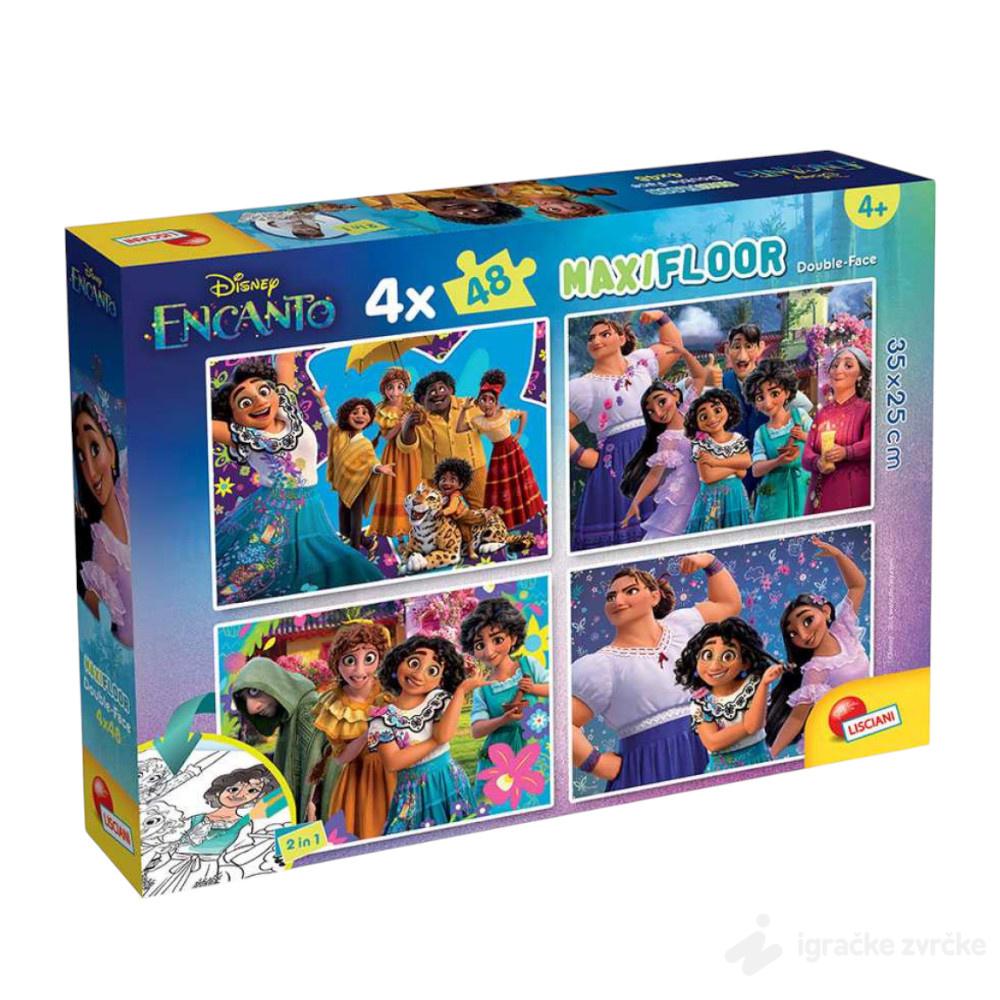 Slagalica Encanto 2u1 MAXI (4x48pcs) Lisciani