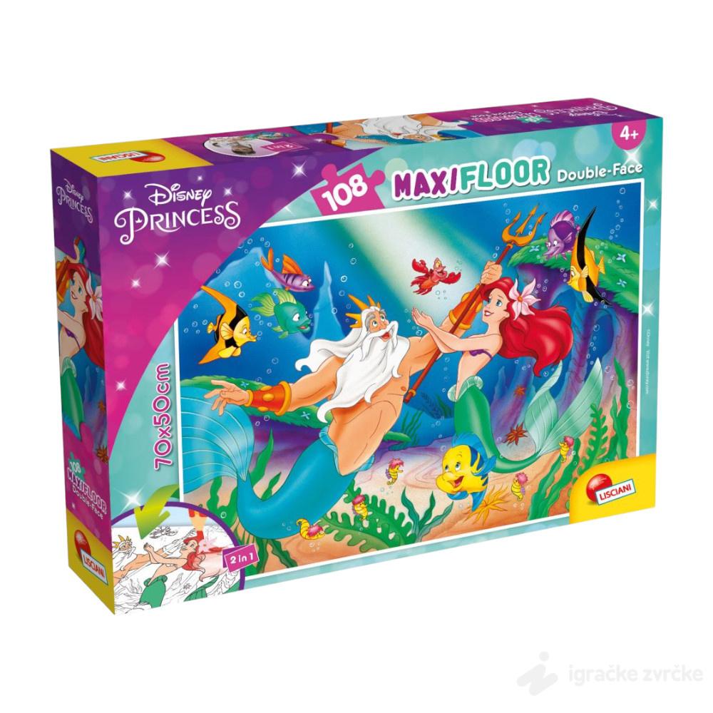 Slagalica Mala Sirena 2u1 MAXI (108pcs) Lisciani
