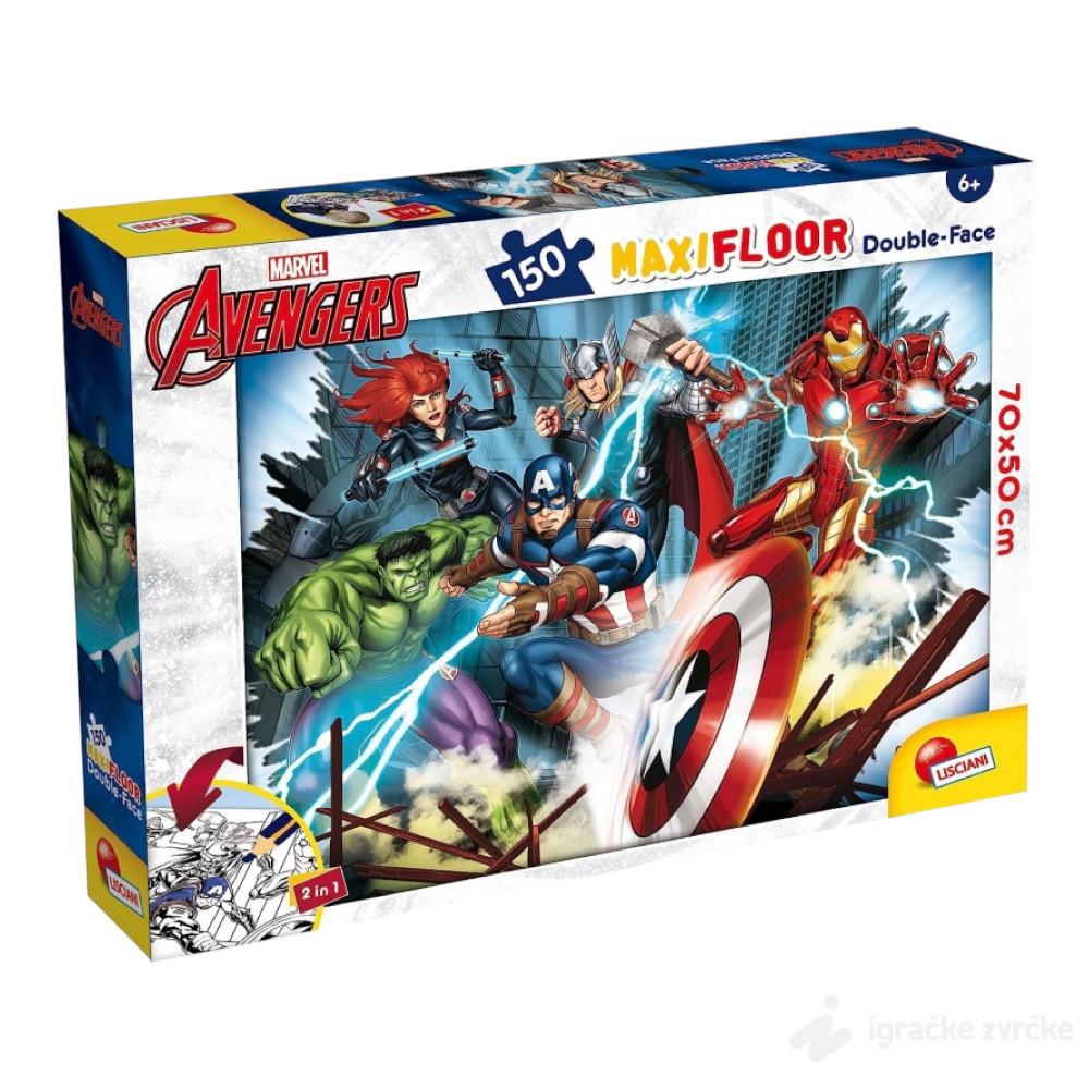 Slagalica Marvel 2u1 MAXI (150pcs) Lisciani