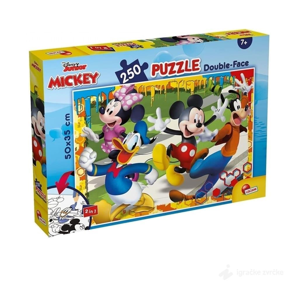 Slagalica Miki Maus 2u1 (250pcs) Lisciani