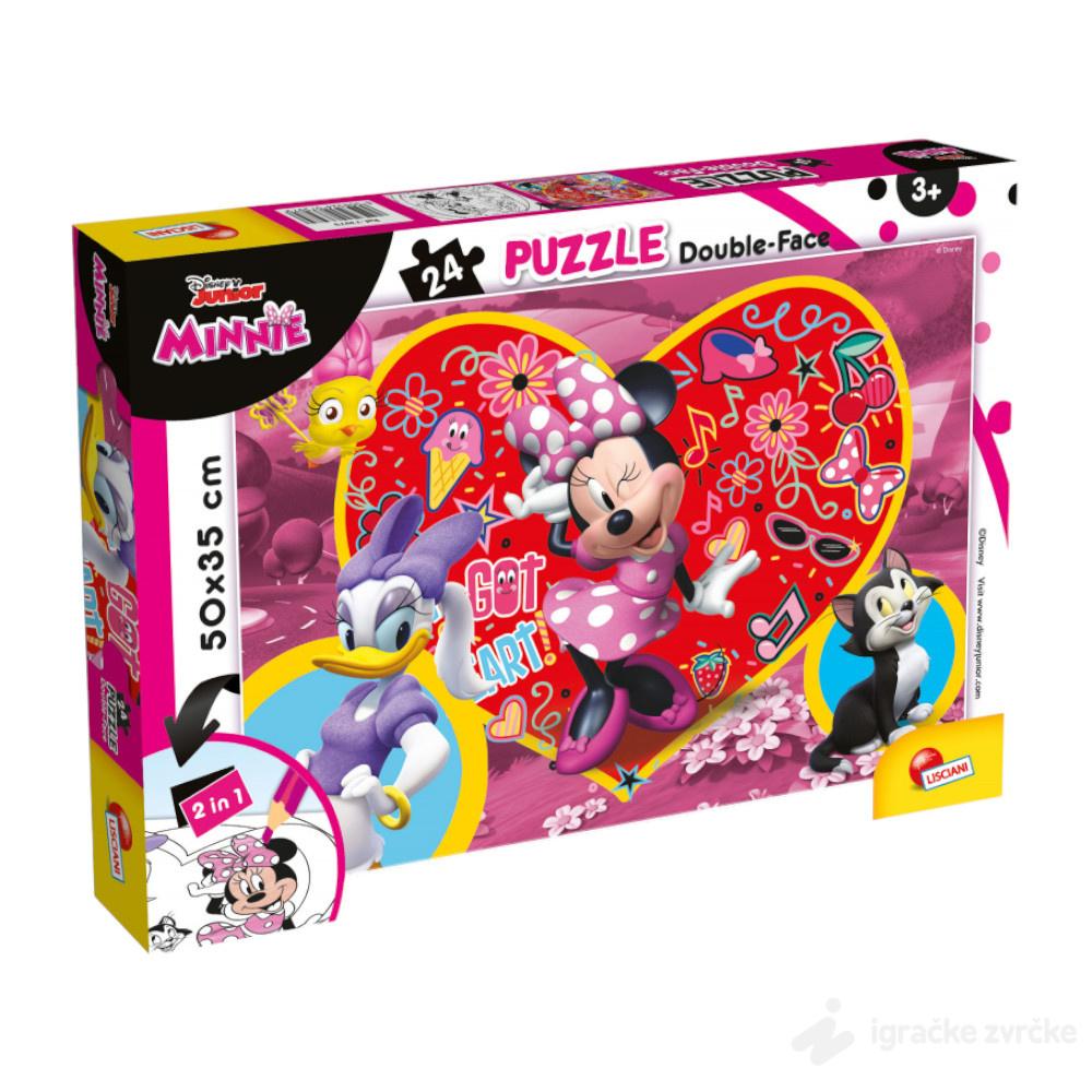 Slagalica Mini Maus 2u1 MAXI (24pcs) Lisciani