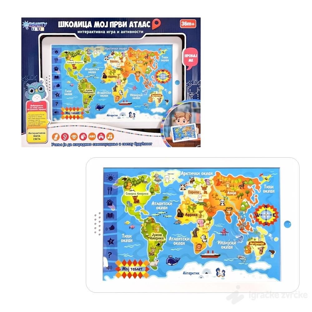 TABLET MOJ PRVI ATLAS - Smarty školica
