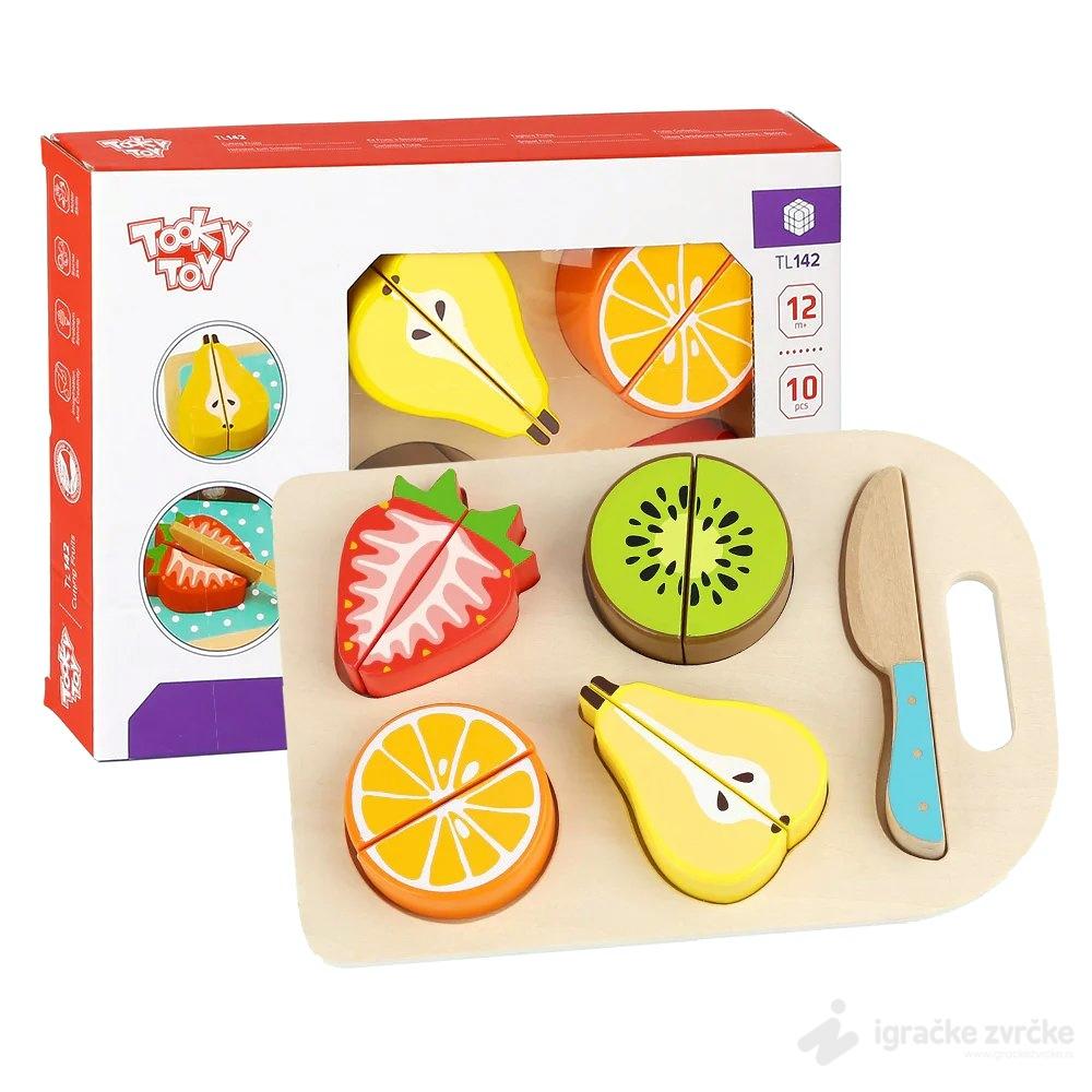 Tooky Toy Drveno čičak voće