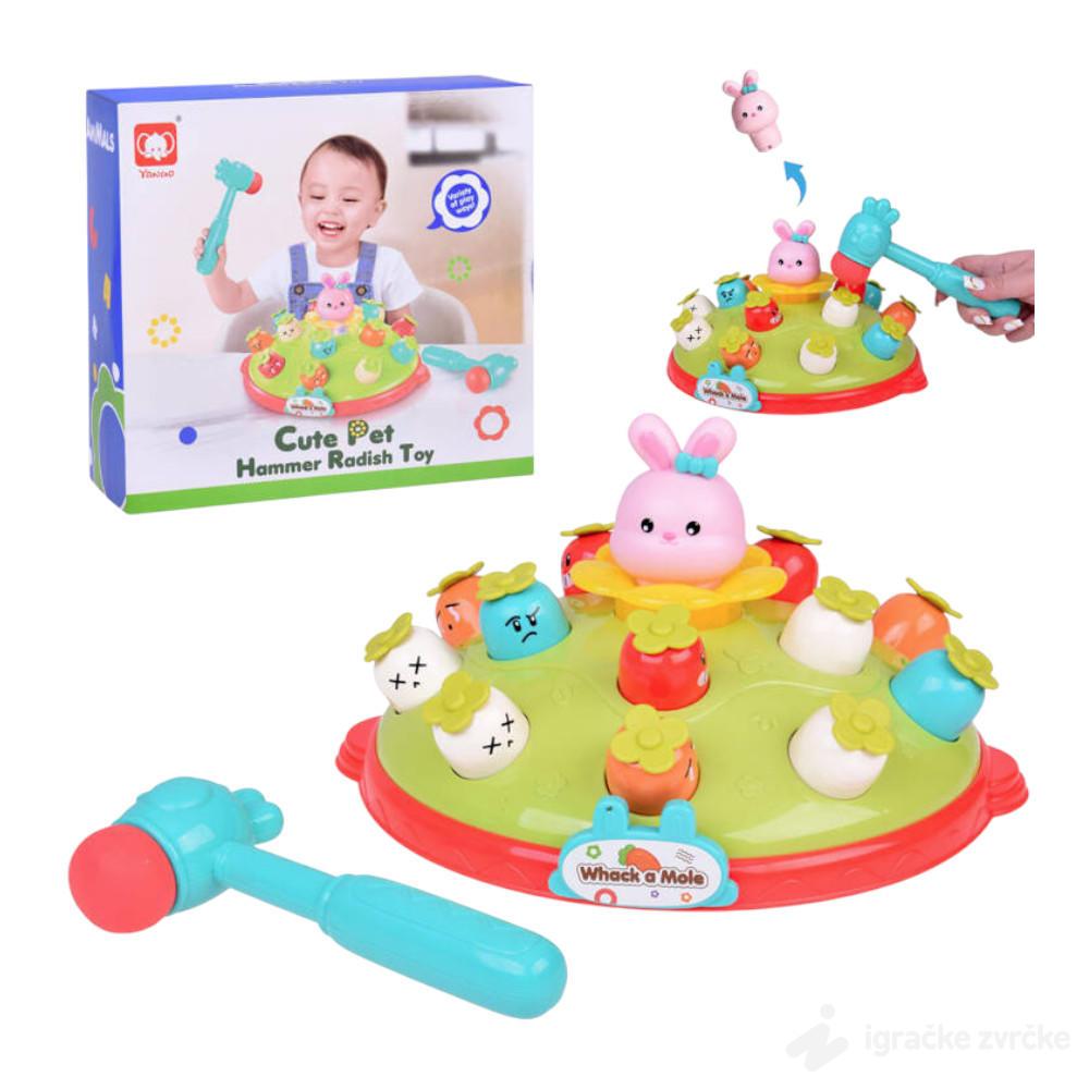 UDARI ŠARGAREPU igračka za bebe