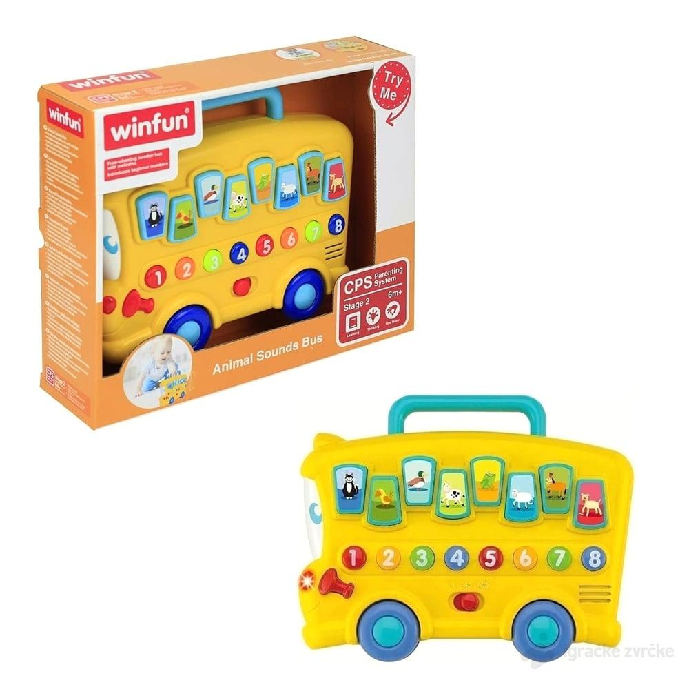 WIn Fun edukativna igračka MUZIČKI AUTOBUS
