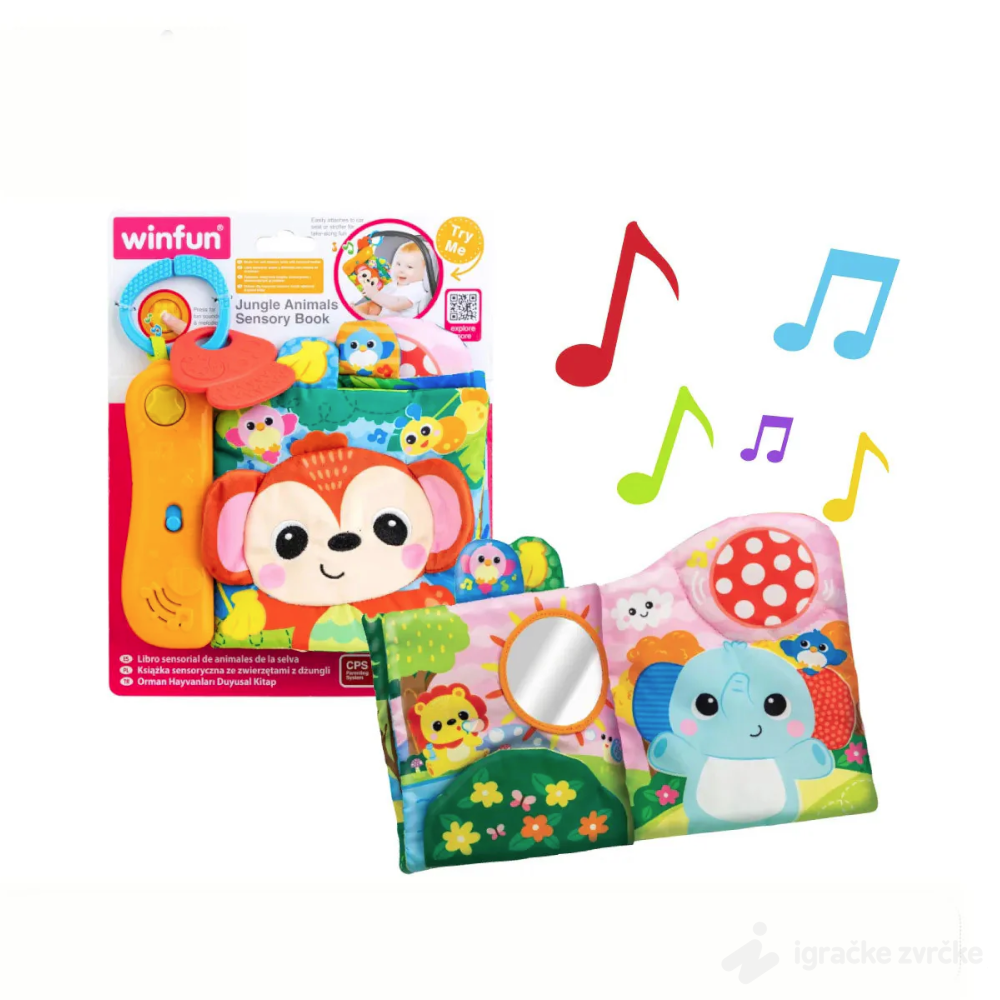Win Fun Edukativna knjiga Jungle Animals