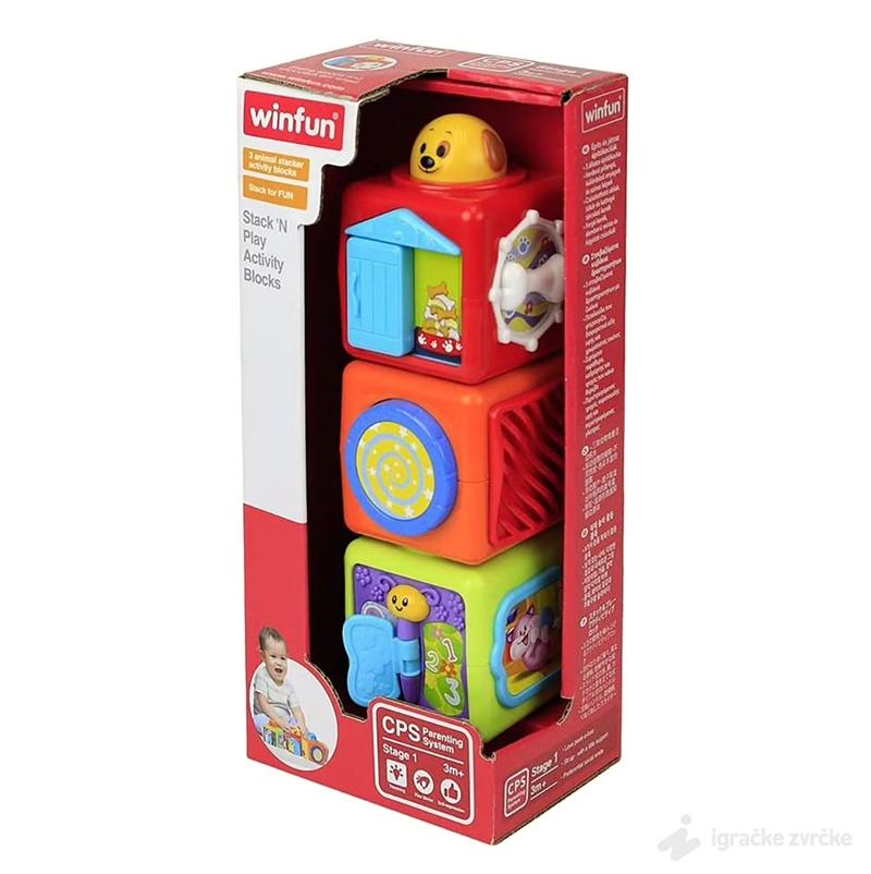 WIN FUN Edukativne kocke za bebe