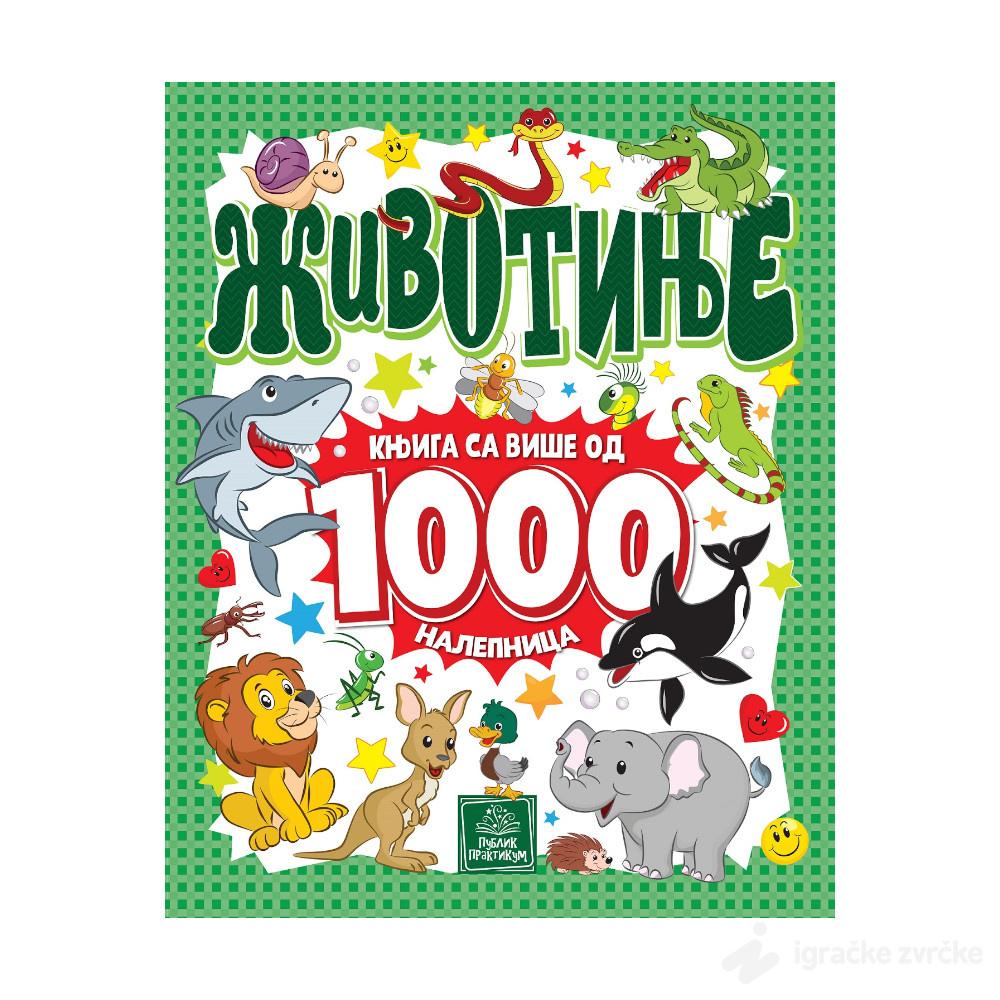 ŽIVOTINJE - Knjiga sa više od 1000 nalepnica 