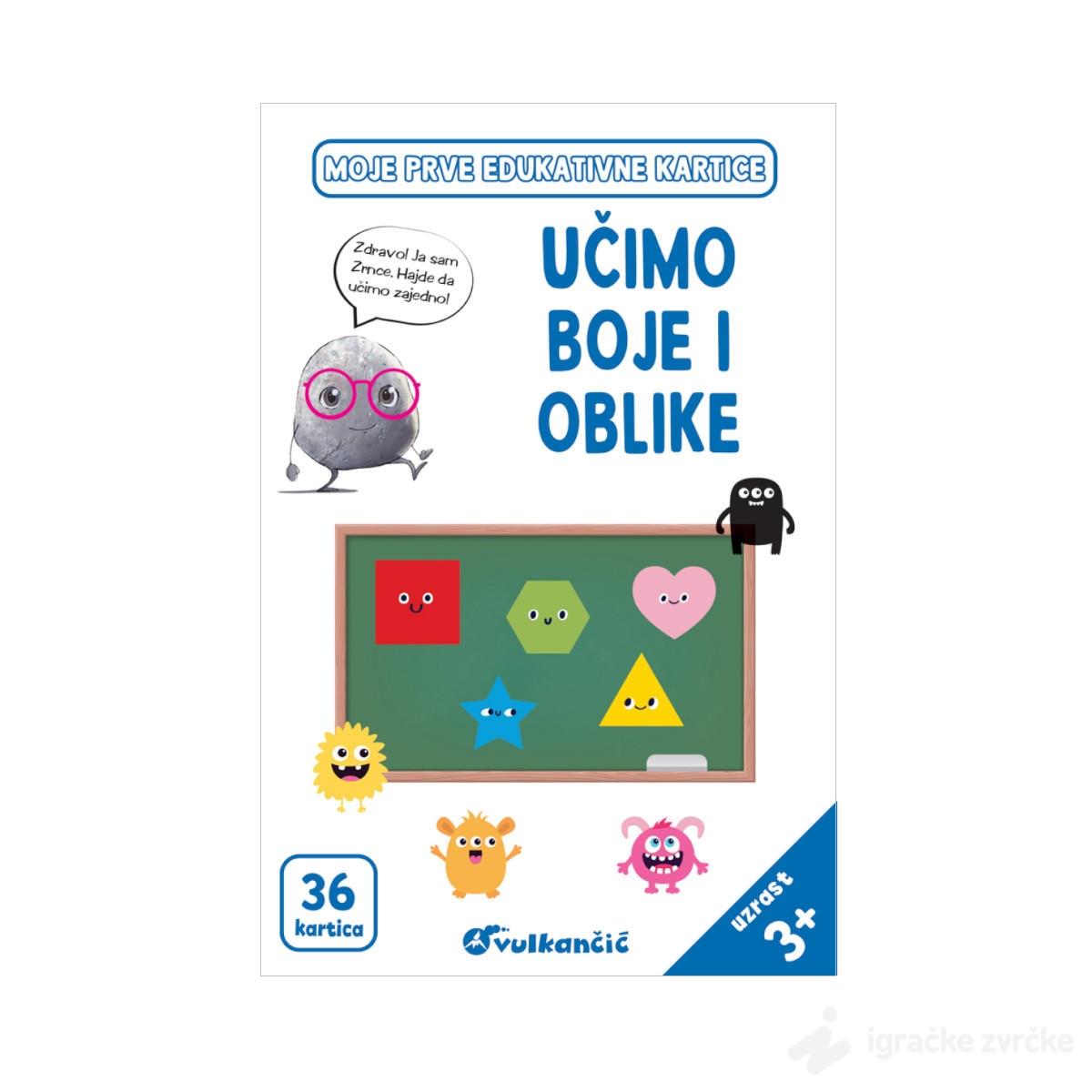 Zrnce kartice - Učimo boje i oblike